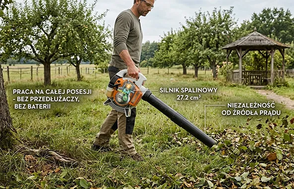 STIHL BG 56 — silnik spalinowy 27,2 cm3